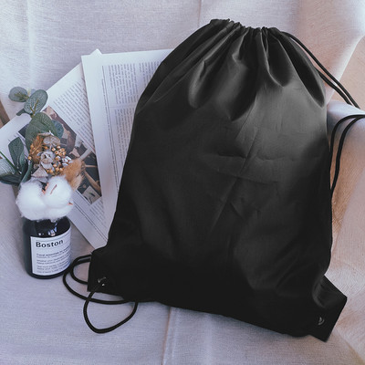 Pārnēsājama sporta soma Zelta burtu apdruka Bieza mugursoma Vingrošanas zāle Savelkamās Apavi Peldēšanas Nometnes Soma Apģērbi Ūdensnecaurlaidīgas mugursomas