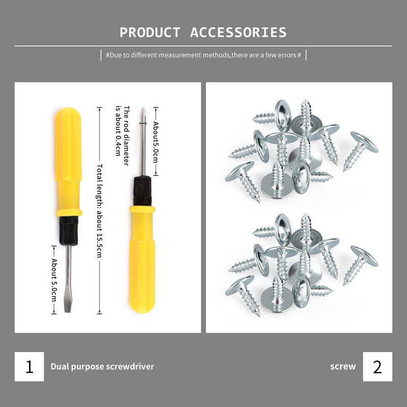 HANLUOKE B115 Accesorii pentru bagaje Mâner retractabil Mâner de transport Extractor Accesorii pentru bagaje universal Mâner Arc Metal