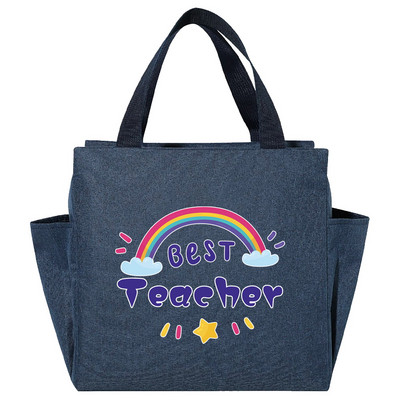 Prijenosne torbe za ručak velikog kapaciteta Učiteljska rashladna torba Kutija za ručak koja čuva svježinu Izolirana torba Putna torba za hranu Ručne torbe Poklon