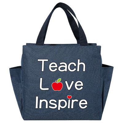 Prijenosne torbe za ručak velikog kapaciteta Učiteljska rashladna torba Kutija za ručak koja čuva svježinu Izolirana torba Putna torba za hranu Ručne torbe Poklon