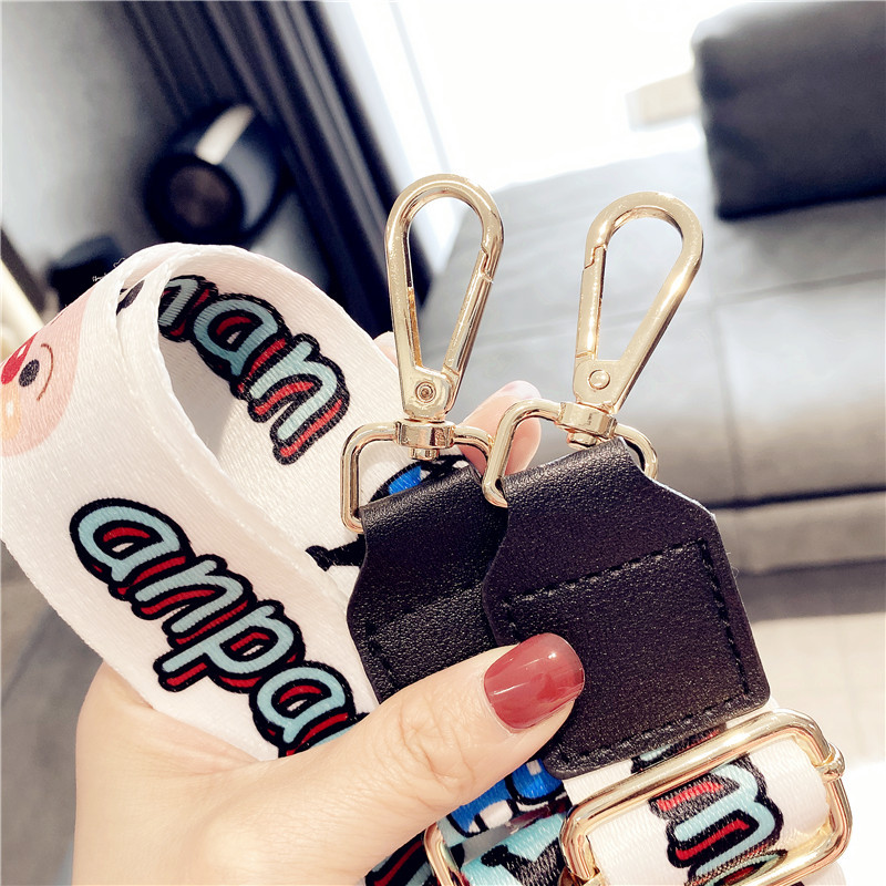 Rainbow podesive naramenice za torbicu Najlonska torba za remen u boji Vješalica za remen Dodaci za torbicu Za žene Ukrasna ručka za torbicu