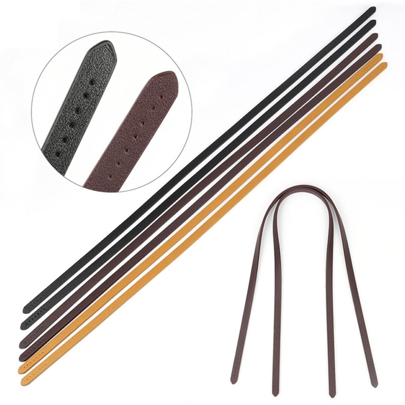 2 db 70 cm-es PU bőr pénztárca fogantyús táska kézitáska vállpántos pénztárca készítési kellékek válltáska barkács cseretartozékok