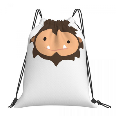 Sneaky Sasquatch ar lielu galvu aukliņu somas Mugursomas Vīriešu soma Soma vīriešiem Vīriešu mugursomas maza mugursoma sievietei