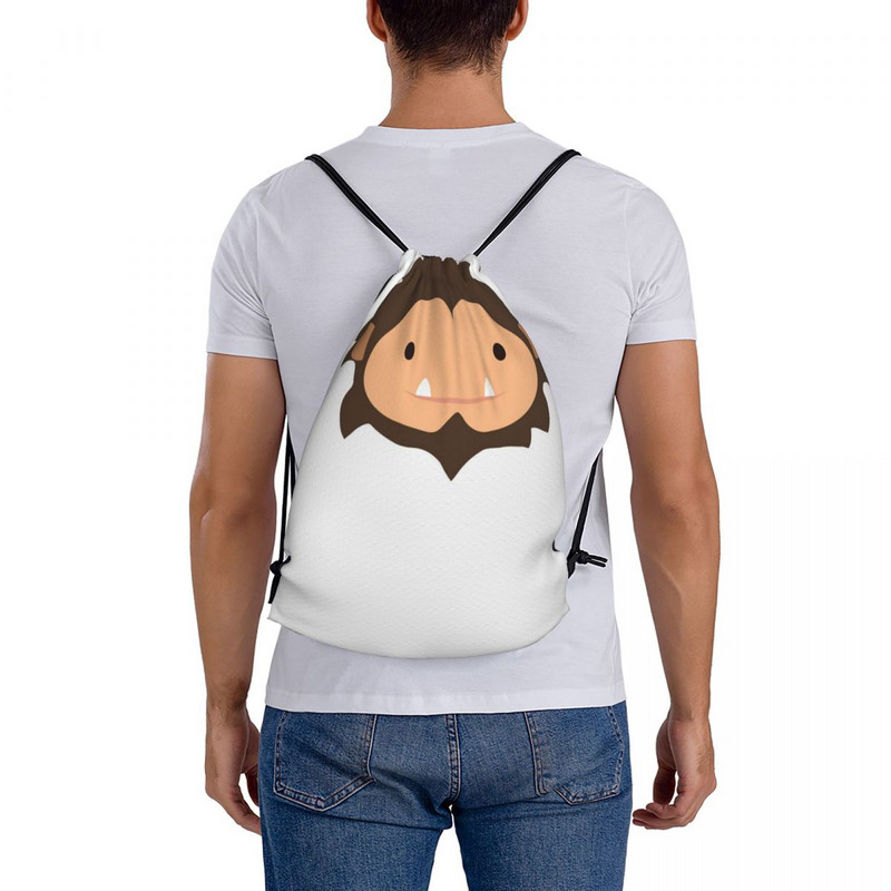 Sneaky Sasquatch ar lielu galvu aukliņu somas Mugursomas Vīriešu soma Soma vīriešiem Vīriešu mugursomas maza mugursoma sievietei