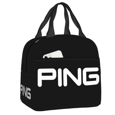Torba za ručak s logotipom golfa za žene, muškarce, topla, hladnjak, izolirana kutija za ručak za studente, školske poslove, piknik, torbe za hranu