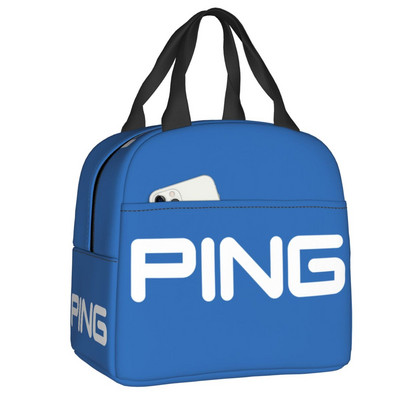Torba za ručak s logotipom golfa za žene, muškarce, topla, hladnjak, izolirana kutija za ručak za studente, školske poslove, piknik, torbe za hranu