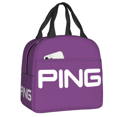 Torba za ručak s logotipom golfa za žene, muškarce, topla, hladnjak, izolirana kutija za ručak za studente, školske poslove, piknik, torbe za hranu