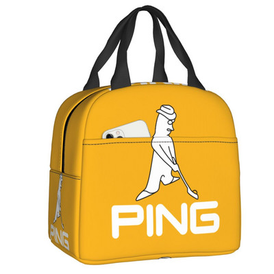 Torba za ručak s logotipom golfa za žene, muškarce, topla, hladnjak, izolirana kutija za ručak za studente, školske poslove, piknik, torbe za hranu