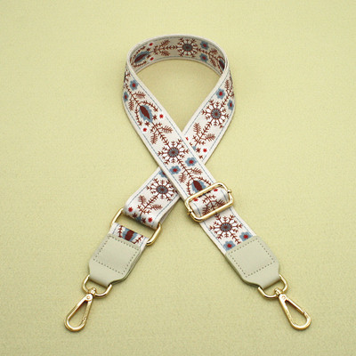 Luxus széles vállpántok Kereszt táska pántok Crossbody táskák Etnikai stílus Hit The Color Pántok Kiegészítők Öv Női Táskák Pántok