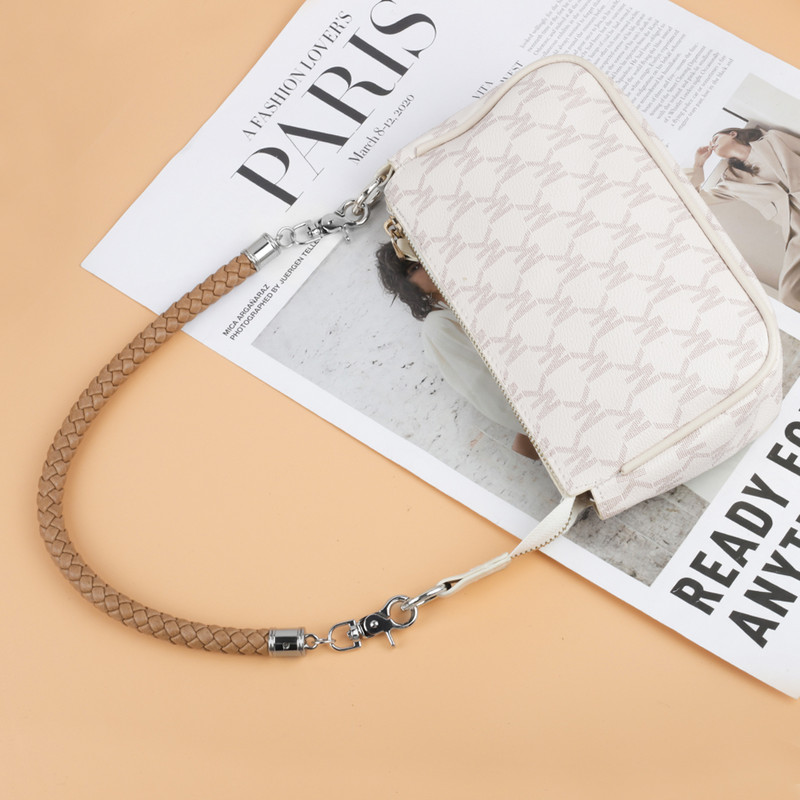 PU kožni remen za torbicu na rame Izdržljivo pleteno uže Kratke ručke za torbicu Remeni za torbicu DIY zamjenska dodatna oprema za torbe