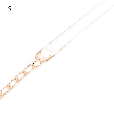 100/120 cm-es bőrtáska láncszíj táskához Kiegészítők Női vállpántok Kézitáskák Fémlánc Sima Exquisite Correa Bolso