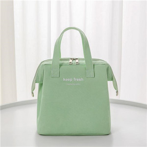 Hordozható ebédlőtáska nőknek Új hőszigetelt Tote Cooler Kézitáska Bento Pouch Vacsoratartó Iskolai Élelmiszer tároló csomag