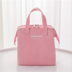 Hordozható ebédlőtáska nőknek Új hőszigetelt Tote Cooler Kézitáska Bento Pouch Vacsoratartó Iskolai Élelmiszer tároló csomag