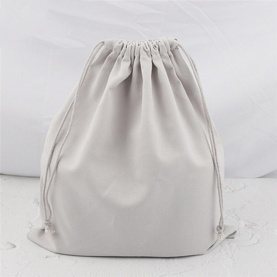 Pamutvászon belső táskák húzózsinóros tasak rózsaszín szürke fekete bézs színű ajándékcsomagoló táska tároló táska kézitáska tartozékokhoz