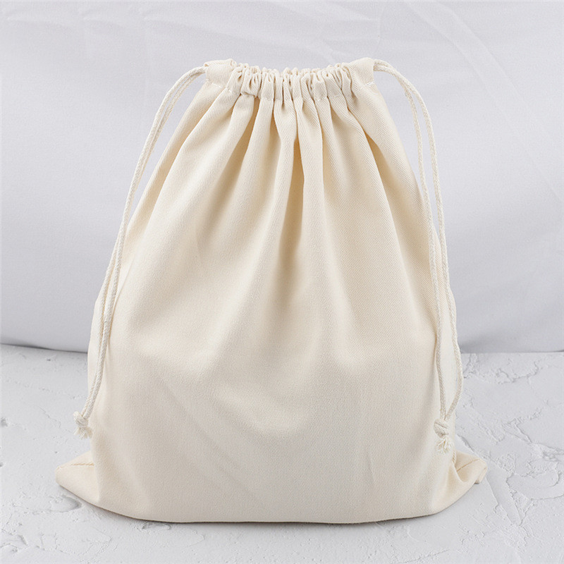 Pamutvászon belső táskák húzózsinóros tasak rózsaszín szürke fekete bézs színű ajándékcsomagoló táska tároló táska kézitáska tartozékokhoz