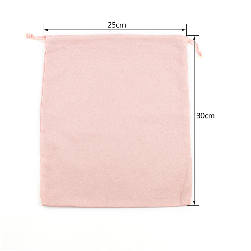 Pamutvászon belső táskák húzózsinóros tasak rózsaszín szürke fekete bézs színű ajándékcsomagoló táska tároló táska kézitáska tartozékokhoz