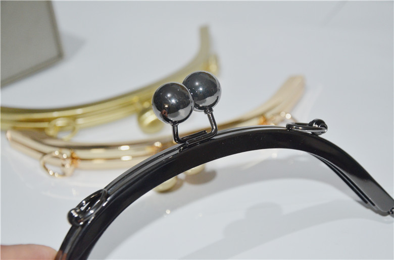 19,5 cm semicerc fără orificiu șurub suprafață netedă inel poșetă cadru bricolaj portmoneu kiss blocare geanta accesorii hardware