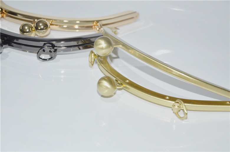 19,5 cm semicerc fără orificiu șurub suprafață netedă inel poșetă cadru bricolaj portmoneu kiss blocare geanta accesorii hardware