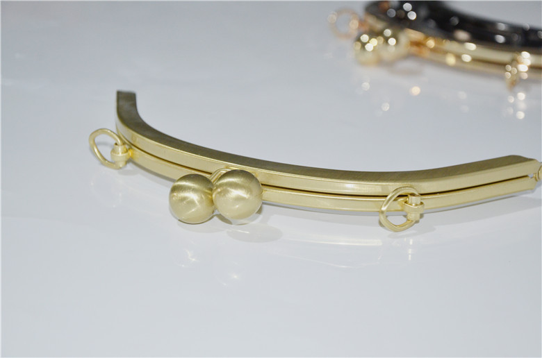 19,5 cm semicerc fără orificiu șurub suprafață netedă inel poșetă cadru bricolaj portmoneu kiss blocare geanta accesorii hardware