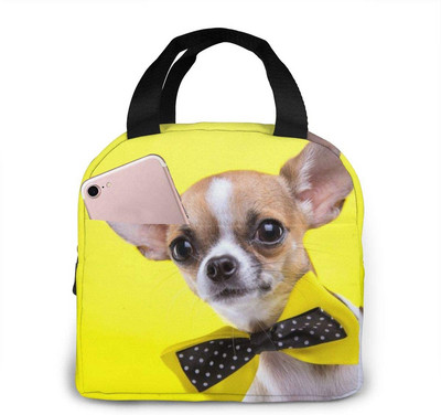 Geanta unisex pentru incalzire a mancarii Geanta de pranz pentru caini Chihuahua