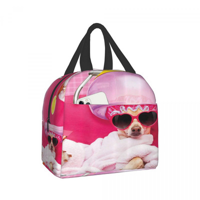 Geanta unisex pentru incalzire a mancarii Geanta de pranz pentru caini Chihuahua