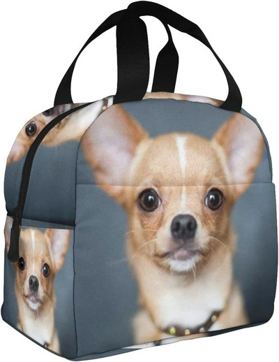 Geanta unisex pentru incalzire a mancarii Geanta de pranz pentru caini Chihuahua