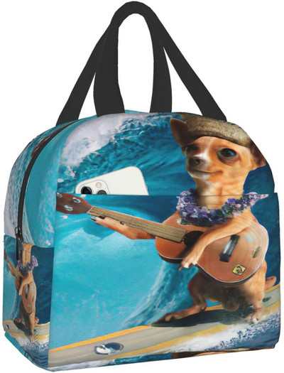 Geanta unisex pentru incalzire a mancarii Geanta de pranz pentru caini Chihuahua