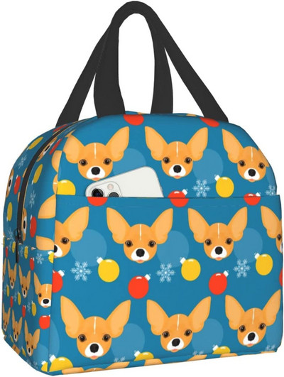 Geanta unisex pentru incalzire a mancarii Geanta de pranz pentru caini Chihuahua