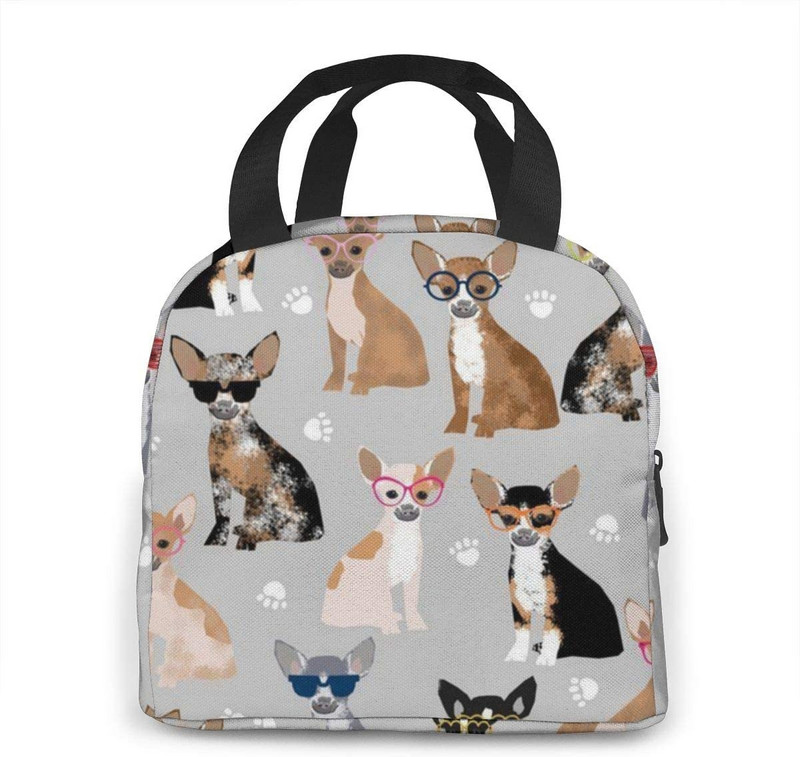 Geanta unisex pentru incalzire a mancarii Geanta de pranz pentru caini Chihuahua
