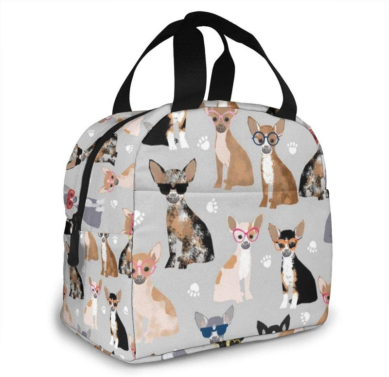 Geanta unisex pentru incalzire a mancarii Geanta de pranz pentru caini Chihuahua