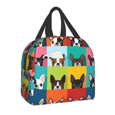 Χαριτωμένο Greyhound Sighthound Dog Insolated τσάντα μεσημεριανού γεύματος για γυναίκες στεγανό Whippet Puppy Cooler Thermal Bento Box Κάμπινγκ Ταξίδι