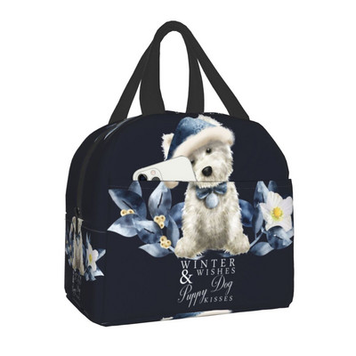 Χαριτωμένο Greyhound Sighthound Dog Insolated τσάντα μεσημεριανού γεύματος για γυναίκες στεγανό Whippet Puppy Cooler Thermal Bento Box Κάμπινγκ Ταξίδι