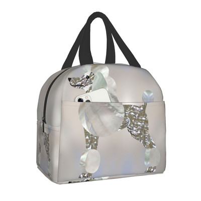 Χαριτωμένο Greyhound Sighthound Dog Insolated τσάντα μεσημεριανού γεύματος για γυναίκες στεγανό Whippet Puppy Cooler Thermal Bento Box Κάμπινγκ Ταξίδι