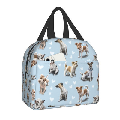 Χαριτωμένο Greyhound Sighthound Dog Insolated τσάντα μεσημεριανού γεύματος για γυναίκες στεγανό Whippet Puppy Cooler Thermal Bento Box Κάμπινγκ Ταξίδι