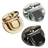 2PCS/lot Ženska kopča Twist Lock Metalna brava Kopča kopča za DIY ručne torbe promjera 4,6 cm Torbe za rame Dodaci