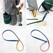 Novi remen s ručkom za ručnu torbicu, podesivi šareni remen od PU kožne torbe za ručne izrade, pribor za torbu za nošenje preko tijela