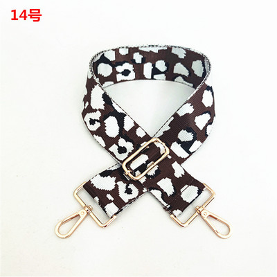 Zamjenski dugački remen za nošenje na ramenu Prošireni remen za torbu u boji Dodaci za pletene torbe Novi leopard print