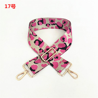 Zamjenski dugački remen za nošenje na ramenu Prošireni remen za torbu u boji Dodaci za pletene torbe Novi leopard print