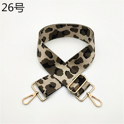 Zamjenski dugački remen za nošenje na ramenu Prošireni remen za torbu u boji Dodaci za pletene torbe Novi leopard print