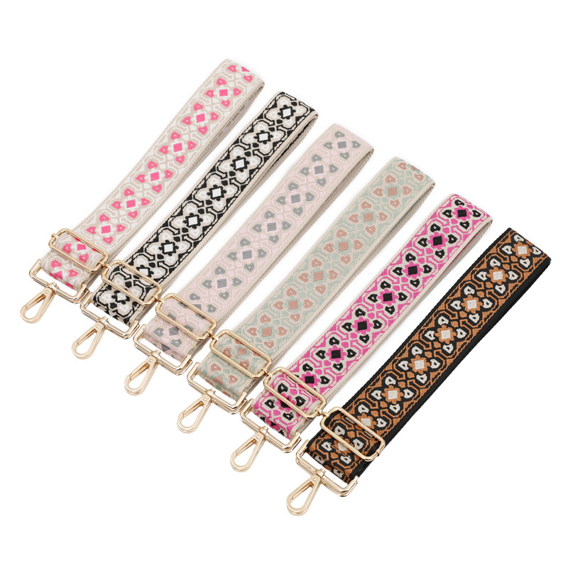 Spalvingi krepšio dirželiai Moteriškos rankinės diržas per petį kryžminio krepšio dirželio keitimas Reguliuojamas dirželis, krepšio dalis, aksesuaras, diržas krepšiui