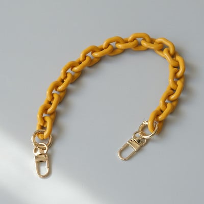 Színes dekoratív táskalánc Kitűnő, elegáns akril válltáska lánc színű matt matt táska lánc táska kiegészítők forró