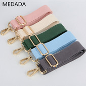 MEDAD JAUNA plecu rokassomas somas siksna tīras krāsas modes aksesuāri vīriešiem, sievietēm regulējams garums