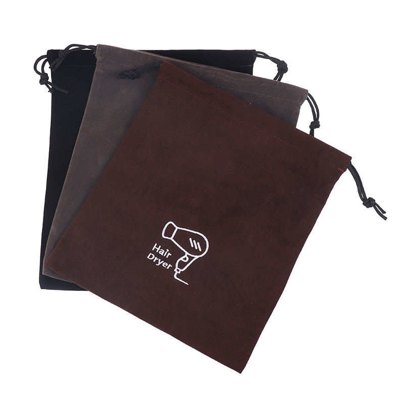 1 KOM Torbica s uzicom Organza Torbica za sušilo za kosu Praktična torbica s uzicom Torbica za pohranu sušila za kosu