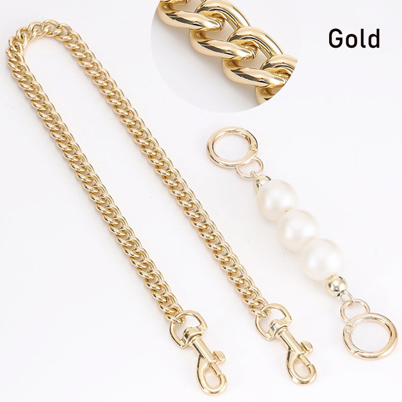 60 cm remen za torbu Torbe Dodaci za remen za torbicu Biserni produžni lanac DIY Zamjena torbice Dugi remen s perlama za torbu