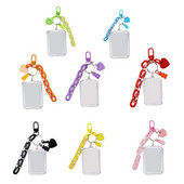 1 vnt. „Pasidaryk pats“ tuščias ID Nuotraukų karoliukais papuoštas raktų pakabuko krepšys Kabantis raktų pakabukas Mobiliojo telefono grandinės krepšys Dekoratyviniai pakabukai Aksesuarai