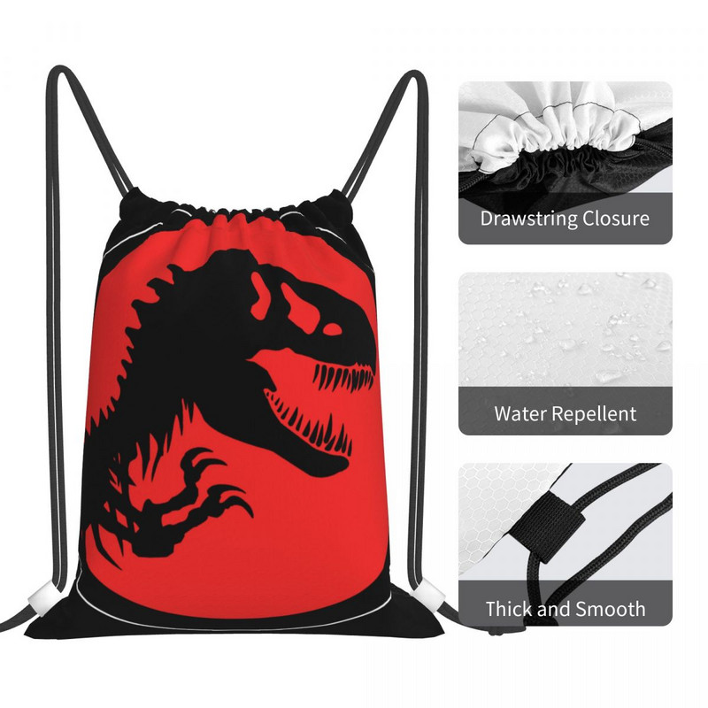 Jurassic Park 3 Torbe s uzicom Ruksaci Torba za cipele Platnene torbe Mali ruksak Ruksak s uzicom