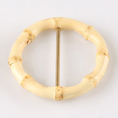 Odjeća Odjevni predmeti Odjeća Torbe Dodaci Okrugli prsten Drveni ratan Unikatna ručno rađena kopča za pojas od korijena bambusa