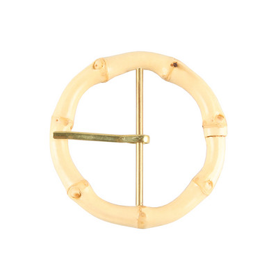 Odjeća Odjevni predmeti Odjeća Torbe Dodaci Okrugli prsten Drveni ratan Unikatna ručno rađena kopča za pojas od korijena bambusa