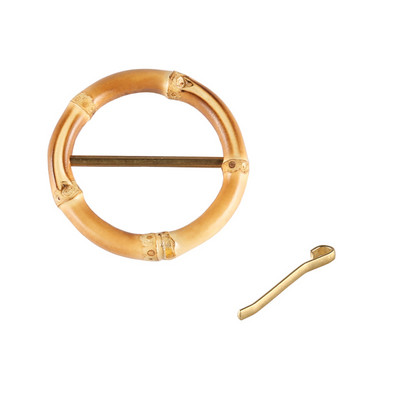 Odjeća Odjevni predmeti Odjeća Torbe Dodaci Okrugli prsten Drveni ratan Unikatna ručno rađena kopča za pojas od korijena bambusa