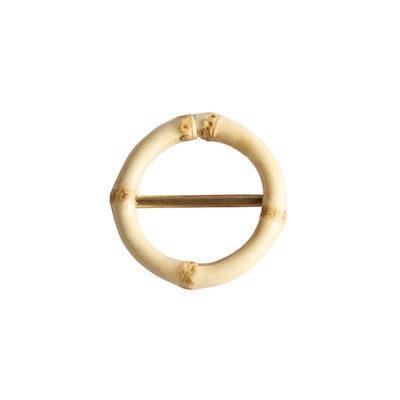 Odjeća Odjevni predmeti Odjeća Torbe Dodaci Okrugli prsten Drveni ratan Unikatna ručno rađena kopča za pojas od korijena bambusa